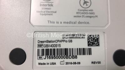 7 x Philips Respironics REMstar Pro C-Flex+ CPAP Units, 1 x Philips Respironics BiPAP ST Unit with 7 x Power Supplies and 1 x Philips Respironics DreamStation *Mfd 2016* (Powers Up with Stock Power Supply - Not Supplied) - 7