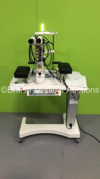 Litechnica SYL9000 Premio Ophthalmic YAG Laser System on Motorized Table with 2 x Eyepieces (Powers Up) *S/N YL02-0387*