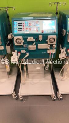 4 x Gambro AK 200 Ultra S Dialysis Machines with Hoses (All Power Up) * SN 25572 / 21966 / 25571 / 16578* - 4