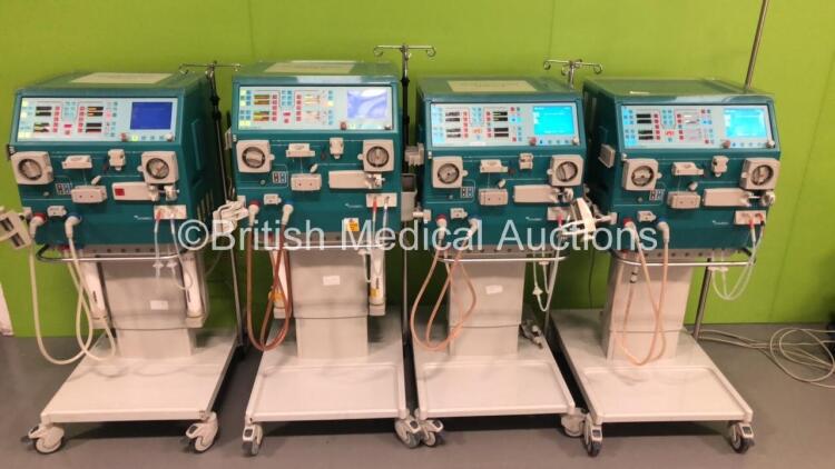 4 x Gambro AK 200 Ultra S Dialysis Machines with Hoses (All Power Up) * SN 19138 / 18084 / 25660 / 25550*