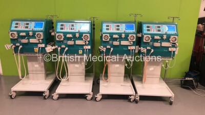 4 x Gambro AK 200 Ultra S Dialysis Machines with Hoses (All Power Up) * SN 25772 / 25657 / 25574 / 25570 *