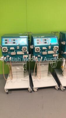 4 x Gambro AK 200 Ultra S Dialysis Machines with Hoses (All Power Up) * SN 19652 / 25774 / 18083 / 19652 * - 2