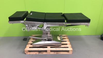 Eschmann MR Manual Hydraulic Operating Table with Cushions * Hydraulics Tested Working* * On Pallet *