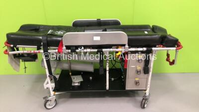 Ferno CCT Six Critical Care Trolley/Stretcher with Mattress and LSU Suction Unit Mounting Bracket