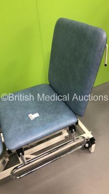 Huntleigh 3-Way Patient Examination Couch (Unable to Test Due to Cut Power Supply) - 3