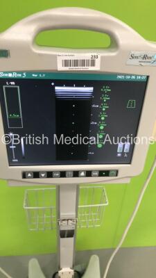 BARD Site Rite 5 Vascular Access/Ultrasound System Ref 9763000 Version 1.7 with 1 x Transducer/Probe on Stand (Powers Up) * SN DYUL8009* - 7