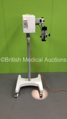 Zeiss OPMI Pico Surgical Microscope with Zeiss f170 Binoculars, 2 x 10x Eyepieces and Zeiss f=250 Lens on Stand (Powers Up with Good Bulb) *S/N FS0084090*