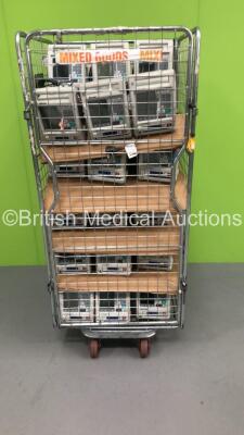 Cage of Approx 40 x Baxter Colleague Infusion Pumps (Cage Not Included) *S/N NA*