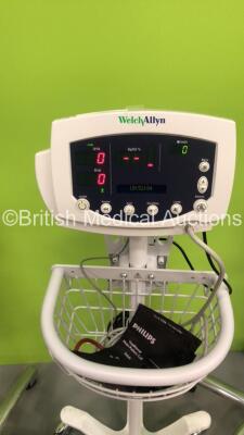 1 x Welch Allyn 53N00 Patient Monitor on Stand with 1 x BP Hose,1 x BP Cuff and 1 x SpO2 Finger Sensor,1 x Welch Allyn 52000 Series Patient Monitor on Stand with 1 x BP Hose and Cuff and 1 x Welch Allyn Spot Vital Signs Monitor on Stand with 1 x SpO2 Fing - 3