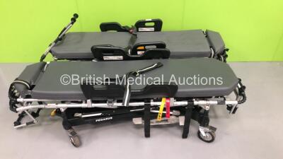 2 x Ferno Pegasus Ambulance Stretchers with 2 x Mattresses (Hydraulics Tested Working) (2)