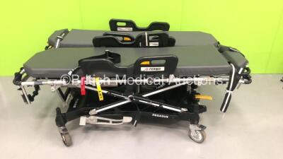 2 x Ferno Pegasus Ambulance Stretchers with 2 x Mattresses (Hydraulics Tested Working) (1)