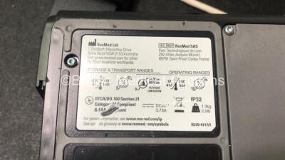 Mixed Lot Including 1 x GE TRAM RAC 4A Module Rack with 8 x GE TRAM 451N Modules, 4 x Philips Large Adult BP Cuffs, 1 x Verathon 0400-0130 Battery Charger (Untested Due to No Power Supply) 1 x Fisher & Paykel MR730 Respiratory Humidifier (Powers Up) 1 x R - 5