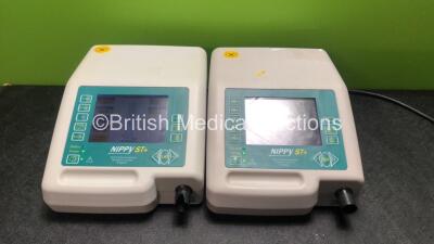 2 x B & D Electromedical Nippy ST+ Ventilators (Both Power Up) *GL*