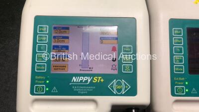 2 x B & D Electromedical Nippy ST+ Ventilators (Both Power Up) *GL* - 2