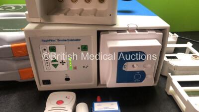 Mixed Lot Including 1 x UltraTec PD1 Fetal Monitor, 1 x APC Miniature Temporary Cardiac Pacemaker, 4 x Carefusion baby CO Meters, 1 x Smoke Evacuator Unit, 1 x Philips Ref 865243 Module and 3 x DeVilbiss Ref DV5HH Units - 2