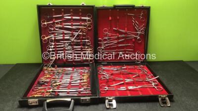 Job Lot of Surgical Instruments in 2 x Cases