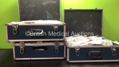 3 x Transport Cases Including Various Surgical Instruments and Accessories