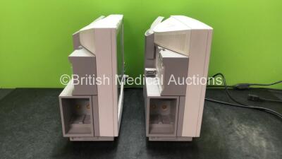 2 x Philips IntelliVue MP70 Neonatal Touch Screen Patient Monitors Software Revision M.04.00, M.04.00 (Both Power Up with Minor Damage-See Photos) *SN DE84394611, DE84B4861* - 6