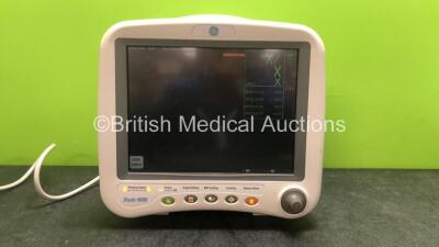 GE Dash 4000 Patient Monitor Including ECG, CO2, NBP, BP1, BP2, SpO2, Temp/CO Options with 2 x SM 201 Batteries (Powers Up) *SN M1DJ7295G*