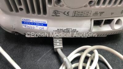 GE Dash 4000 Patient Monitor Including ECG, CO2, NBP, BP1, BP2, SpO2, Temp/CO Options with 1 SpO2 Lead, 1 x SpO2 Finger Sensor, 1 x 5 Lead ECG Connector Cable, 1 x BP Hose, 1 x BP Cuff and 2 x SM 201-6 Batteries (Holds Power Blank Display Screen-See Photo - 4