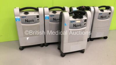 5 x Nidek Medical Nuvo Lite 3 Mark 5 Oxygen Concentrators (All Power Up) * Stock Photo Taken * - 2