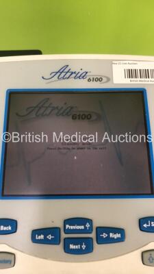 Burdick Atria 6100 ECG Machine on Stand with 1 x 10-Lead ECG Lead (Powers Up) * SN A6100-004667 * * Mfd 2009 * - 3