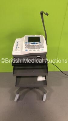 Burdick Atria 6100 ECG Machine on Stand (Powers Up) * SN A6100-006207 * * Mfd 2011 *