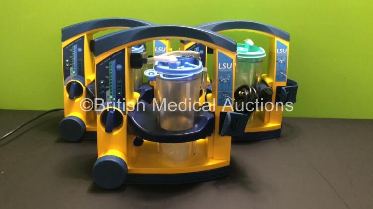 3 x Laerdal Suction Units with Serres Cups (All Power Up)