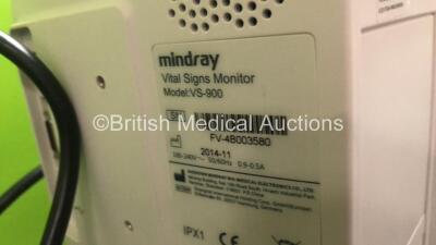 2 x Mindray VS-900 Vital Signs Monitors (Both Power Up) - 3