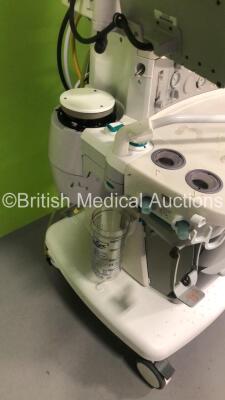 Datex-Ohmeda Aespire Anaesthesia Machine with Datex-Ohmeda 7900 SmartVent Software Version 4.8 with Hoses (Powers Up - Damage to Machine - Missing Bellows Casing - See Pictures) *S/N ANCL00934* - 4