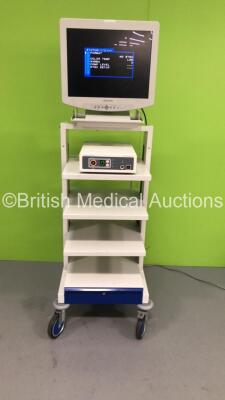 Stack Trolley with Sony Monitor and Smith and Nephew Dyonics RF System (Powers Up)