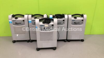 5 x Nidek Medical Nuvo Lite 3 Mark 5 Oxygen Concentrators (All Power Up) * Stock Photo Taken *