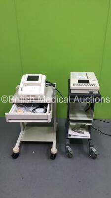 1 x SpaceLabs Eclipse 850 ECG Machine on Stand and 1 x Philips Avalon FM30 Fetal Monitor with 1 x Toco and 1 x US Transducer on Stand (Both Power Up)