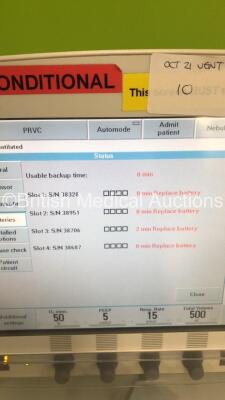 Maquet Servo-i MRI Conditional Ventilator Model No 06487800 System Version 8.0 System Software Version 8.00.01 / Total Operating Hours 13945 with Hoses (Powers Up) - 6