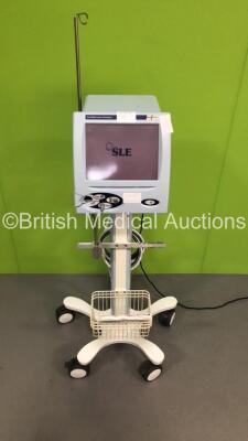 SLE 5000 Infant Ventilator TTV Plus Software Version 5.0 on Stand with Hoses (Powers Up) * S/N 54008 * * Mfd 2009 * - 15