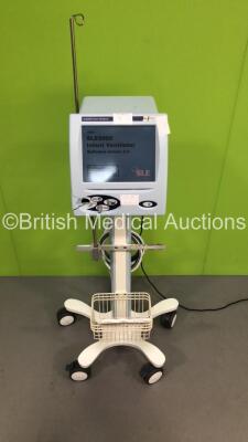 SLE 5000 Infant Ventilator TTV Plus Software Version 5.0 on Stand with Hoses (Powers Up) * S/N 54008 * * Mfd 2009 * - 16