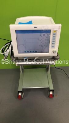 Drager Evita XL Ventilator with Hoses (Powers Up - Damaged Screen - Touch Screen Not Working) *S/N ASDF-0310* **Mfd 2012** - 5