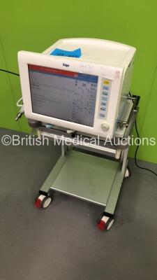 Drager Evita XL Ventilator with Hoses (Powers Up - Damaged Screen - Touch Screen Not Working) *S/N ASDF-0310* **Mfd 2012** - 6