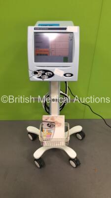 SLE 5000 Infant Ventilator TTV Plus Software Version 5.0 on Stand with Hoses (Powers Up) *S/N 54065* **Mfd 2009**