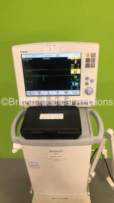 Maquet Servo-i Ventilator Model No 6487800 System Version 8.0 System Software Version 8.00.01 / Total Operating Hours 44821 with Hoses and Capnostat CO2 Sensor (Powers Up) - 12