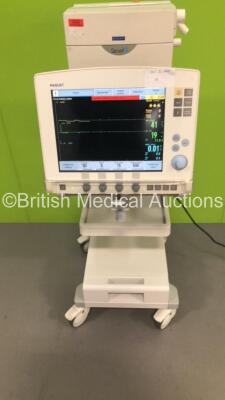 Maquet Servo-i Ventilator Model No 06487800 System Version 8.0 System Software Version 8.00.01 / Total Operating Hours 65811 with Hoses (Powers Up) - 8