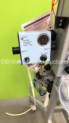 Spacelabs Healthcare Blease Genius Induction Anaesthesia Machine with InterMed Penlon Nuffield Anaesthesia Ventilator Series 200,Hoses and Suction Cup * SN GENI-000222 * - 2