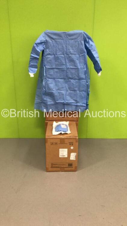 200 x YADU Medical Surgical Gowns Reinforced X Large (4 x Boxes of 50) * Stock Photo Taken *