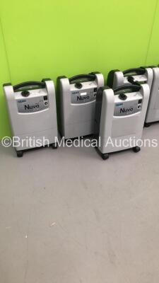 5 x Nidek Medical Nuvo Lite 3 Mark 5 Oxygen Concentrators (All Power Up) * Stock Photo Taken * - 2