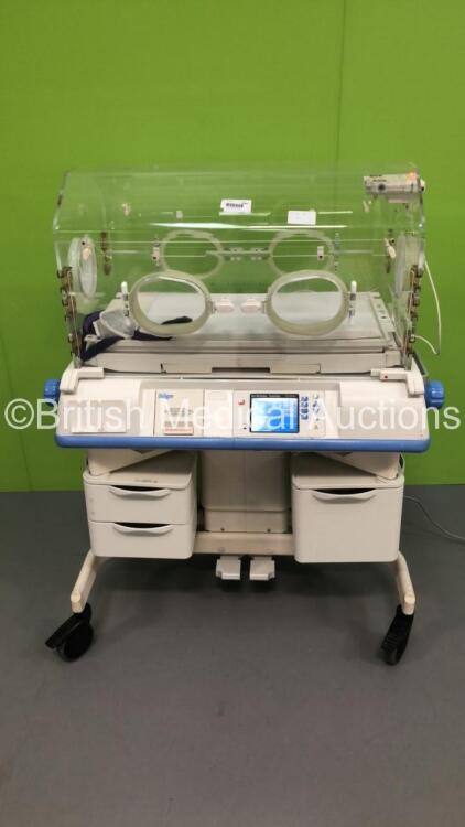 Drager Air-Shields Isolette C2000 Infant Incubator Version 3.01 with Mattress (Powers Up with Controller Failure 10) * SN TE20889 *