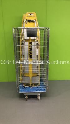 7 x Spinal Boards and 1 x Ferno Aluminium Scoop Stretcher (Cage Not Included)