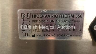 2 x Hirtz Hico Variotherm 550 Hypothermia / Hyperthermia Units (Both Power Up) *10 0926 - 09 0699* - 4