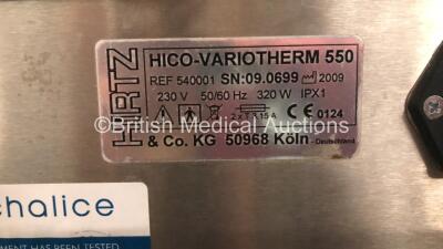 2 x Hirtz Hico Variotherm 550 Hypothermia / Hyperthermia Units (Both Power Up) *10 0926 - 09 0699* - 5