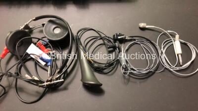 1 x Kamplex AC 30 Clinical Audiometer Software Version 2.06 with Accessories and 1 x Kamplex Admittance Audiometer KLT 25 with Probe and Power Supply (Both Power Up) *1533 - 002010 2001* - 5