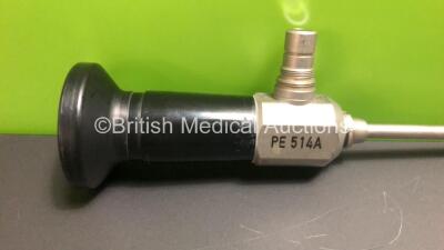 Aesculap PE 514A 30 Degree 4mm Diameter Arthroscope 150mm Length (Clear Vision) with Aesculap JF 436R Sterilisation Case - 2